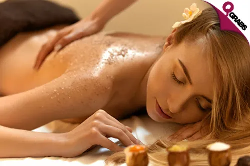 From QR75 Enjoy a Variety of Moroccan Baths - Options with a Thalgo Scrub, Herbs, Flowers OR Soothing Milk! (Up to QR500 Value)